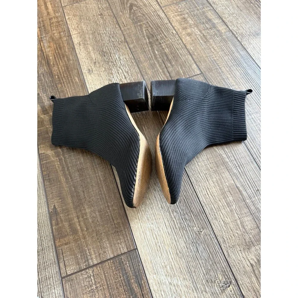 Cushionaire Neely Knit Bootie Sz. 6.5 Black